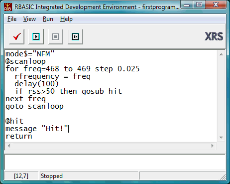 Simple Scanner in RBASIC